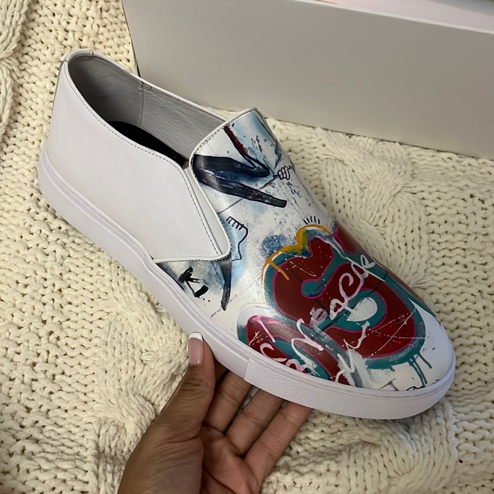Robert Graham grandstand slide on vans